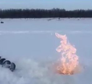 Рыбак наткнулся на газовое месторождение